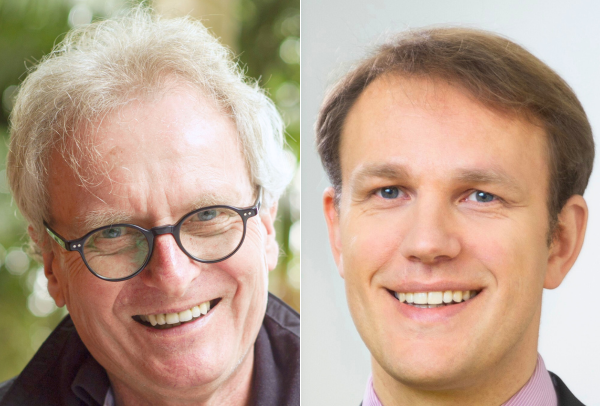 Privatdozent Dr. Werner Hofmann und Dr. Stefan Grund