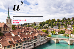 Stadt Bern mit Logo der Universität