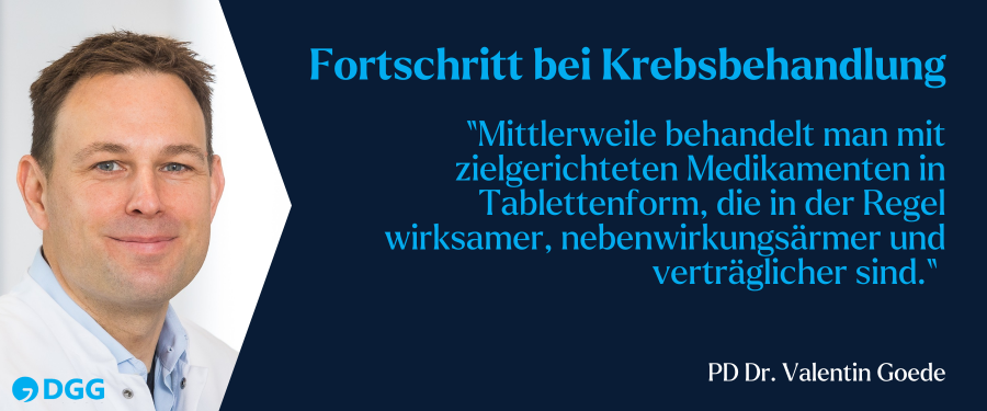 Fortschritt bei Krebsbehandlung