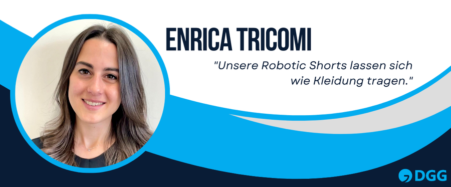 Unsere Robotic Shorts lassen sich wie Kleidung tragen.