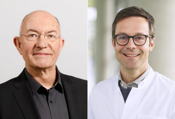 Prof. Hans-Werner Wahl (DGGG, links) und Prof. Michael Denkinger (DGG)