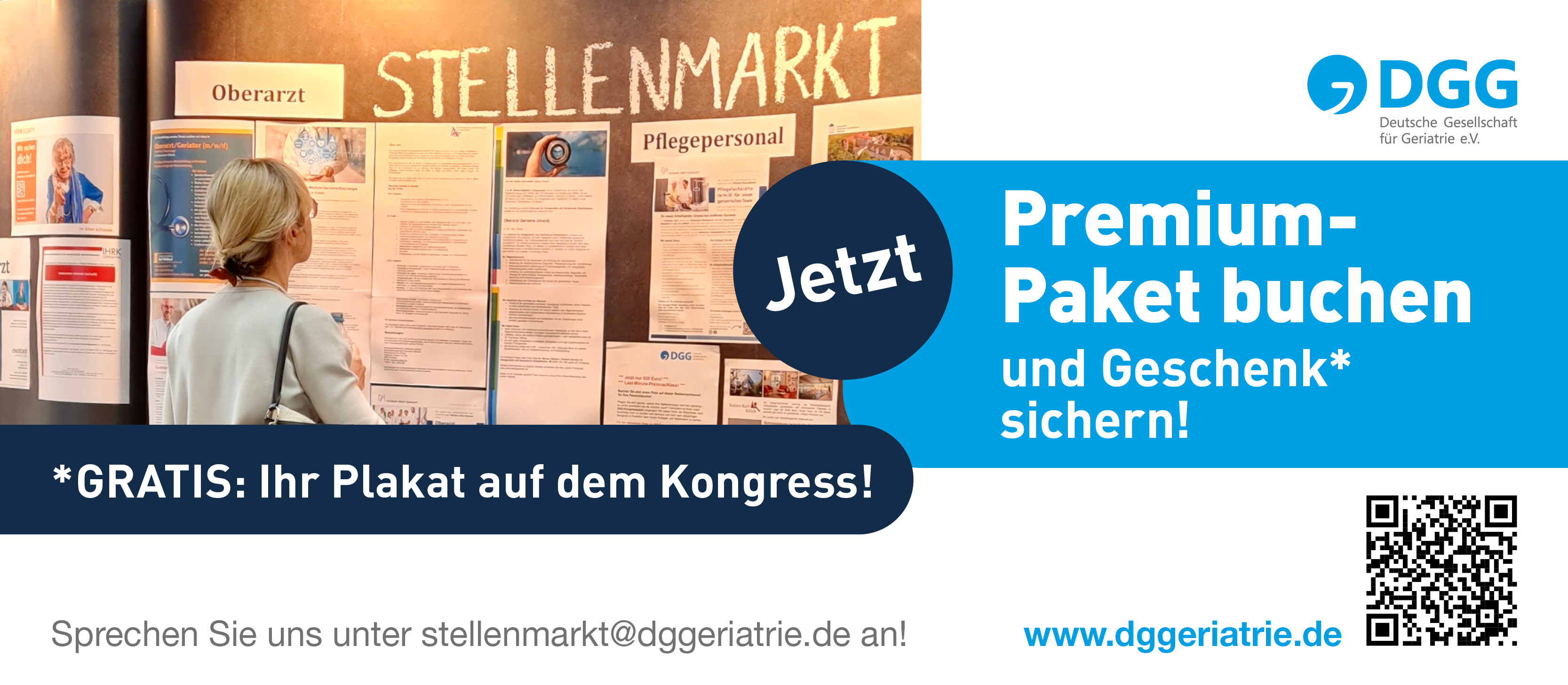 GRATIS: Ihr Plakat auf dem Kongress!