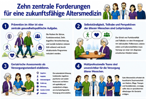 Zehn Forderungen für eine zukunftsfähige Altersmedizin