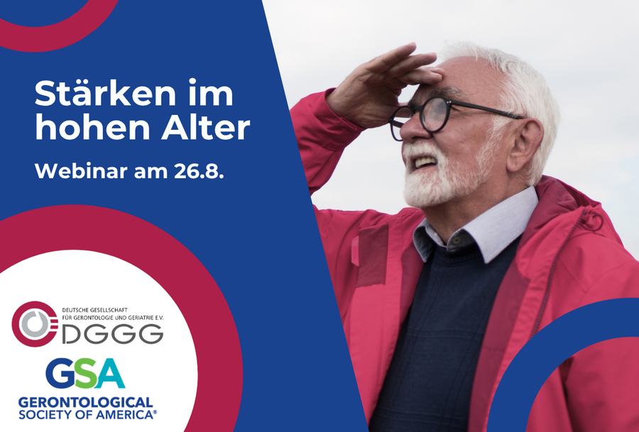 Stärken im hohen Alter: DGGG und GSA laden zum Webinar