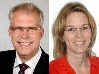 Dr. Martin Jäger und Dr. Tanja Rittig