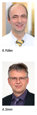 Kongresspräsidenten PD Dr. Rupert Püllen (Frankfurt/M) und Prof. Dr. Andreas Simm (Halle/S)