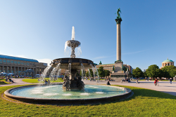 Stuttgart Schlossplatz Brunnen, Copyright: Werner Dieterich, Stuttgart Marketing GmbH