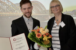 Dr. Paul Gellert und DGGG-Präsidentin Professorin Susanne Zank