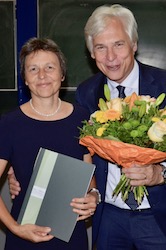 Professorin Dorothee Volkert und Professor Jürgen Bauer