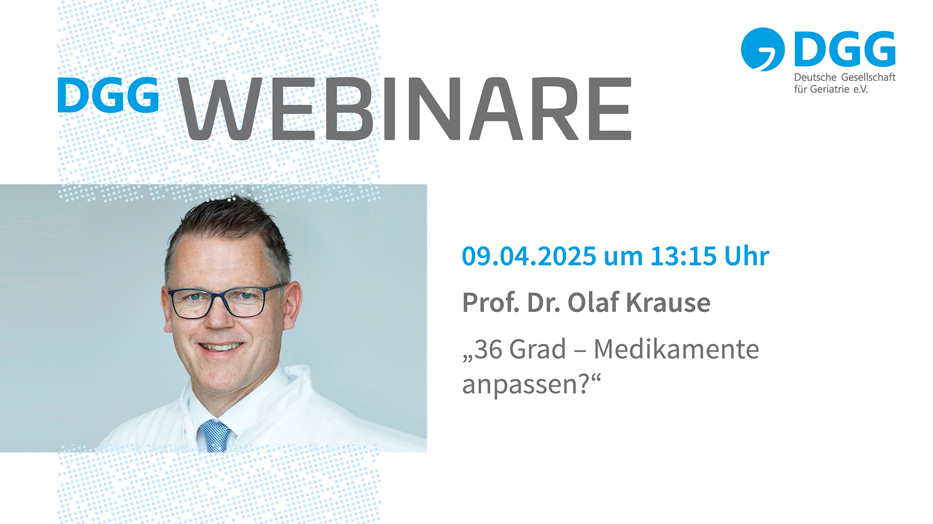 DGG-Webinar am 9. April 2025