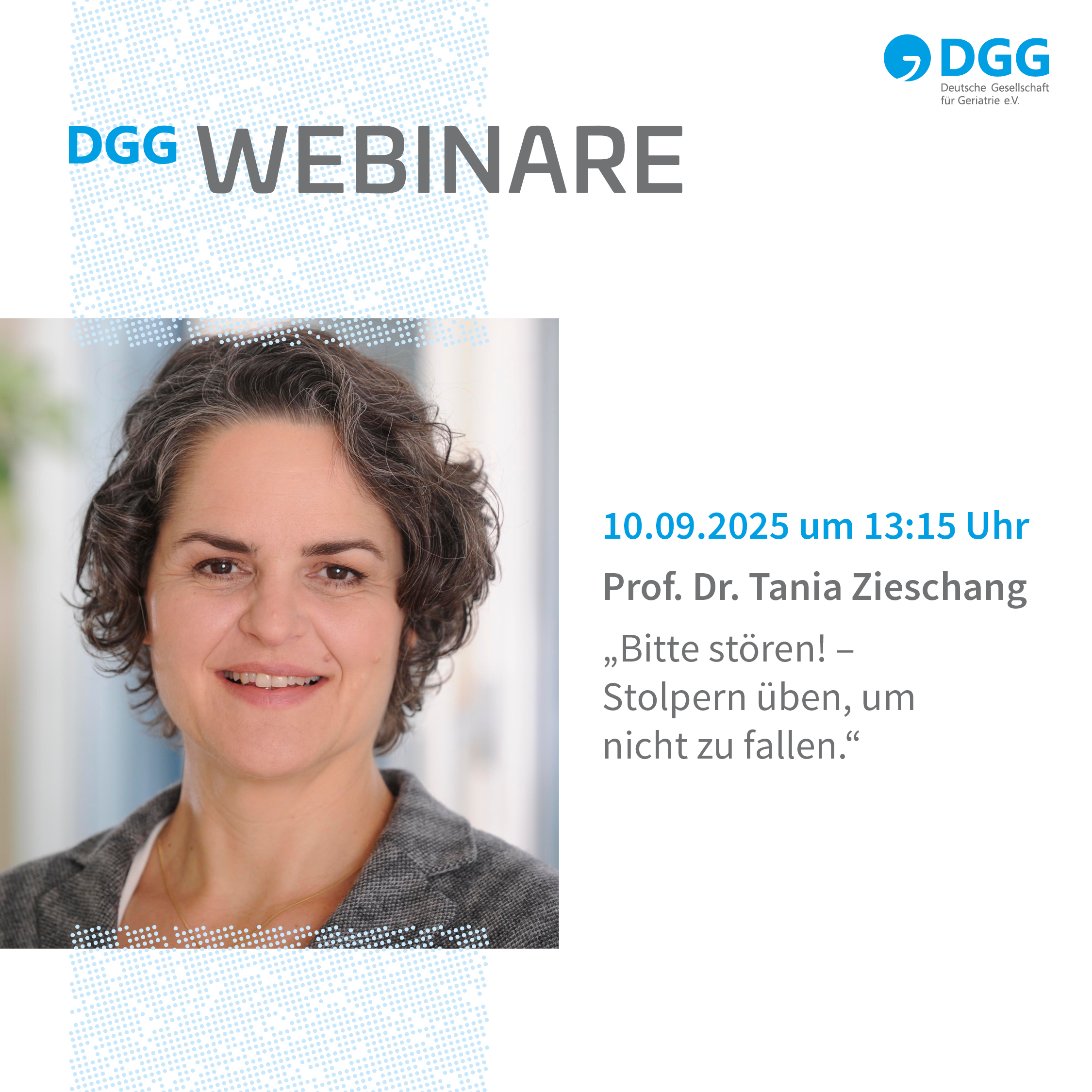 Information zu kommendem Webinar