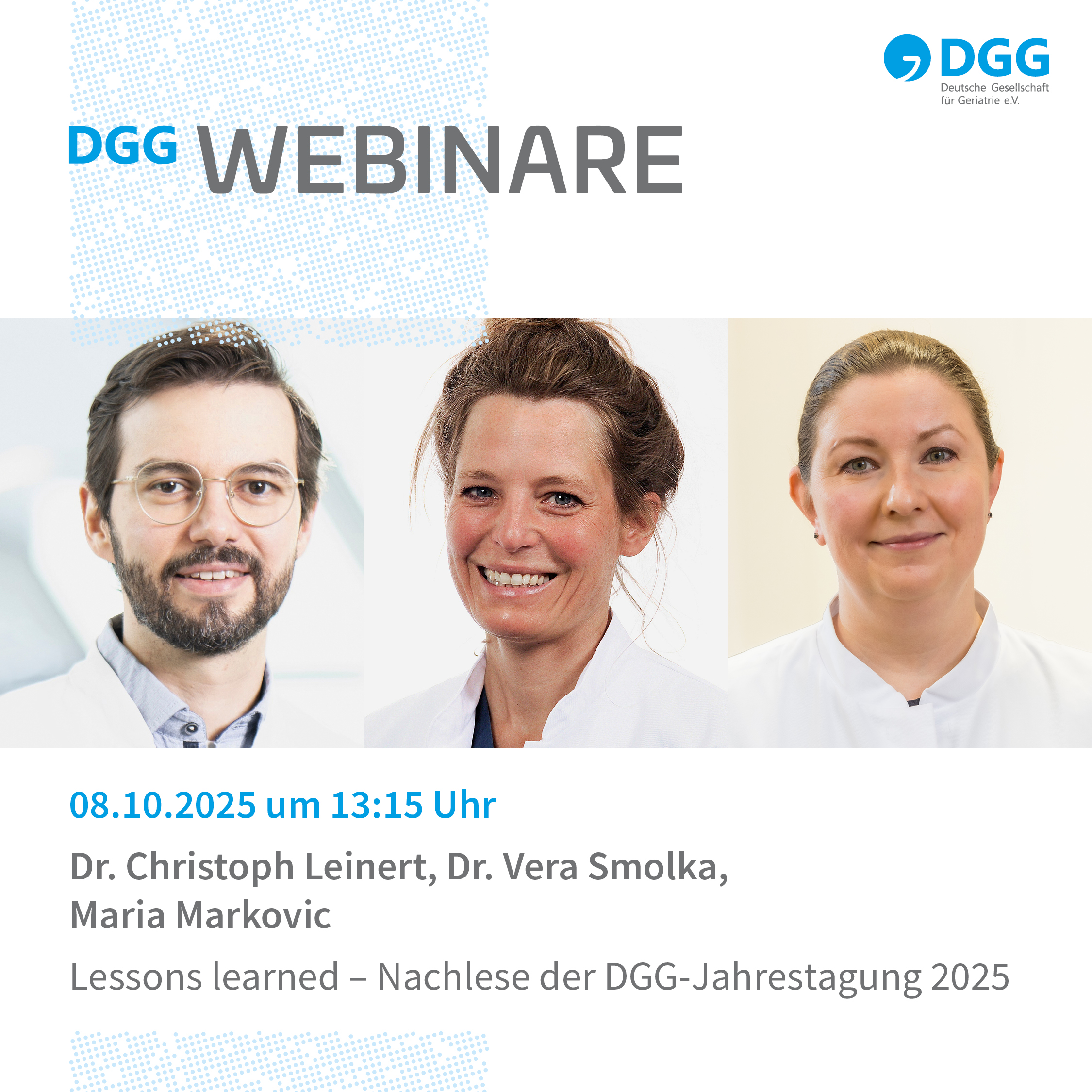 Information zu kommendem Webinar