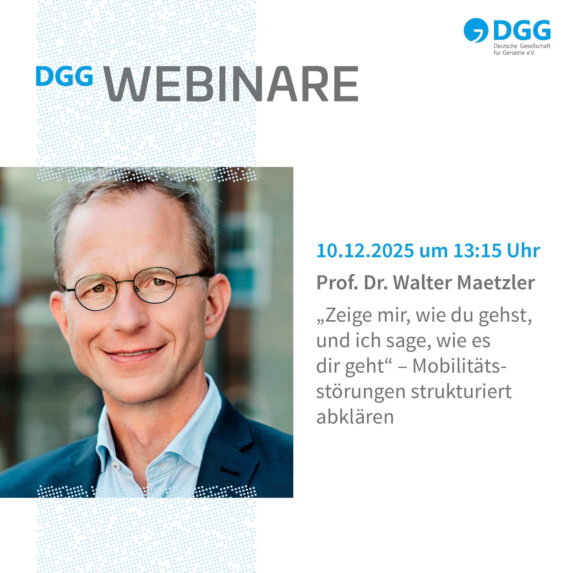 Information zu kommendem Webinar