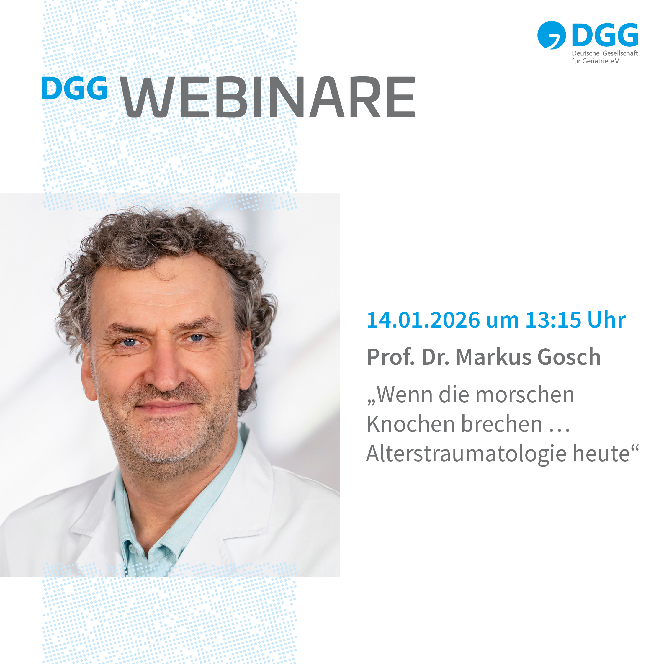 Information zu kommendem Webinar