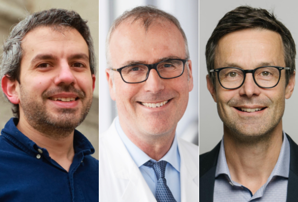 Filippo Verri, Prof. Clemens Becker und Prof. Michael Denkinger
