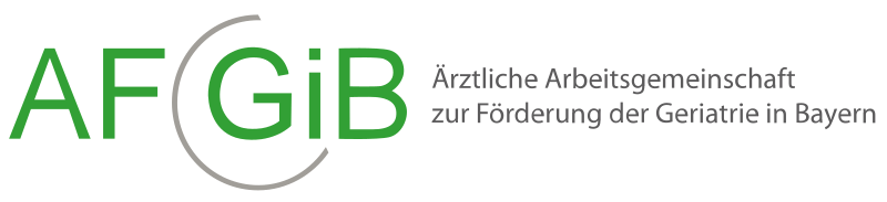 Logo der Ärztlichen Arbeitsgemeinschaft zur Förderung der Geriatrie in Bayern (AFGiB)