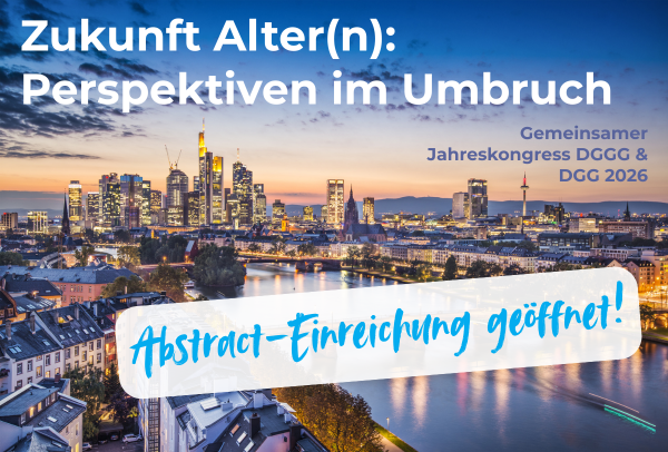 Abstract-Einreichung für den großen Gerontologie- und Geriatrie Kongress 2026 bereits ab sofort möglich!
