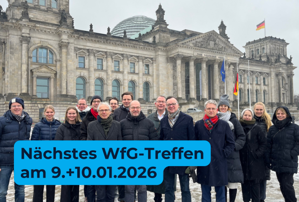 Nächstes WfG-Treffen am 9.+10.01.2026