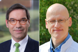 Dr. Ulrich Wedding (links) und Professor Ulrich Thiem (rechts)
