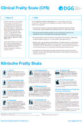 Poster zur Klinischen Frailty Skala